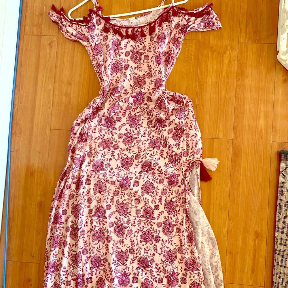 Floral Off the shoulder dress